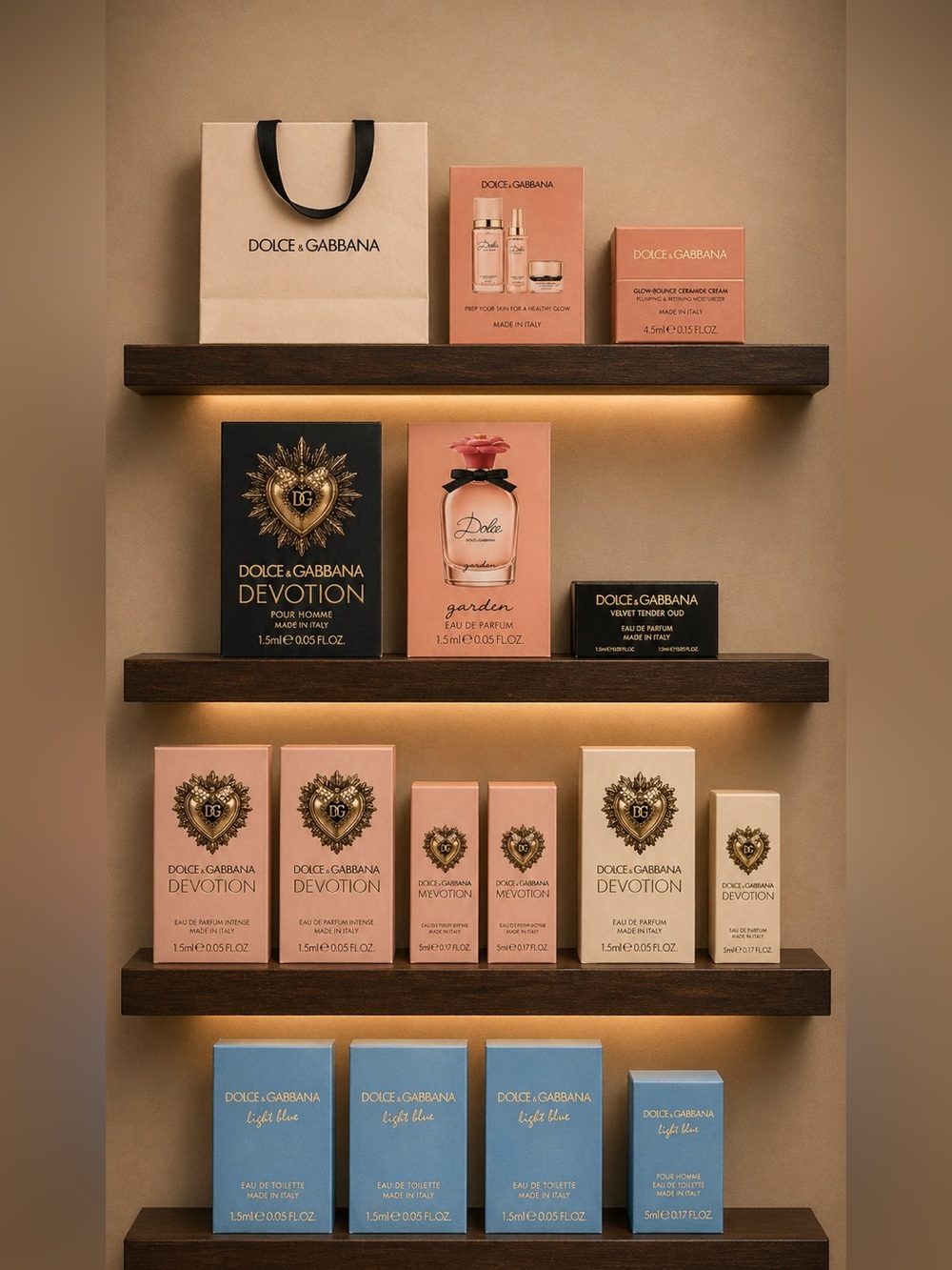 Dolce & Gabbana 16-Piece luxury fragrance and beauty gift set
